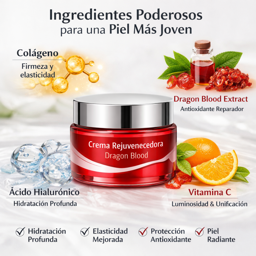 Crema Facial Rejuvenecedora Dragon Skin ✨